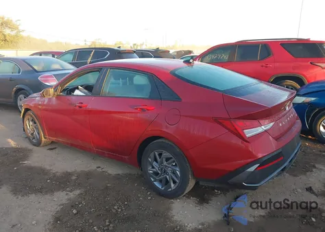 2025 Hyundai Elantra Hybrid Blue из США, поврежденный, VIN KMHLM4DJ2SU147522